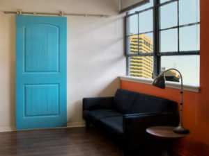 Blue Barn Door | BarnDoorsEtc.com